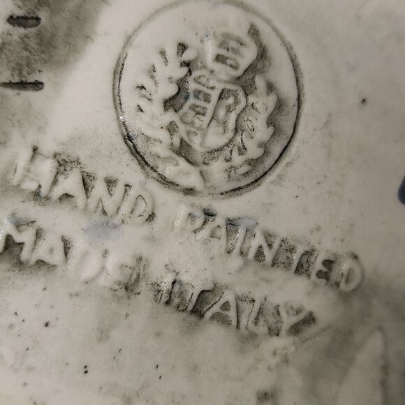 Vintage Decanter Statue David Michelangelo Handpainted Italy 13” Empty Vase - Picture 13 of 14